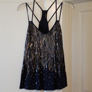 Sequin Express Tank Top